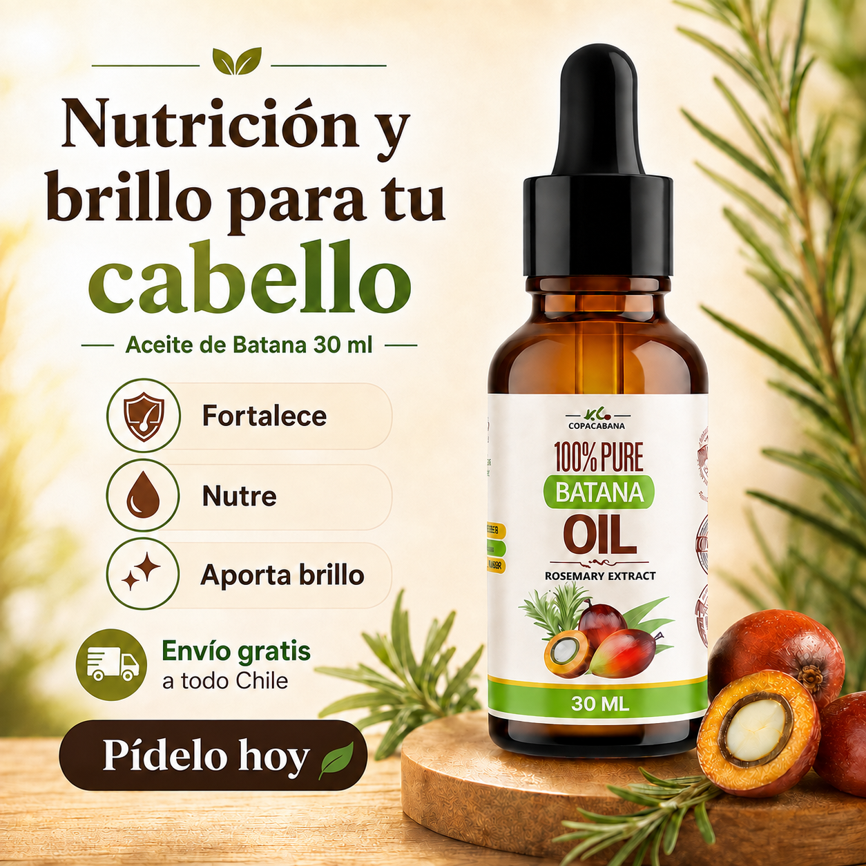 Aceite de Batana para el Cabello 30 ml