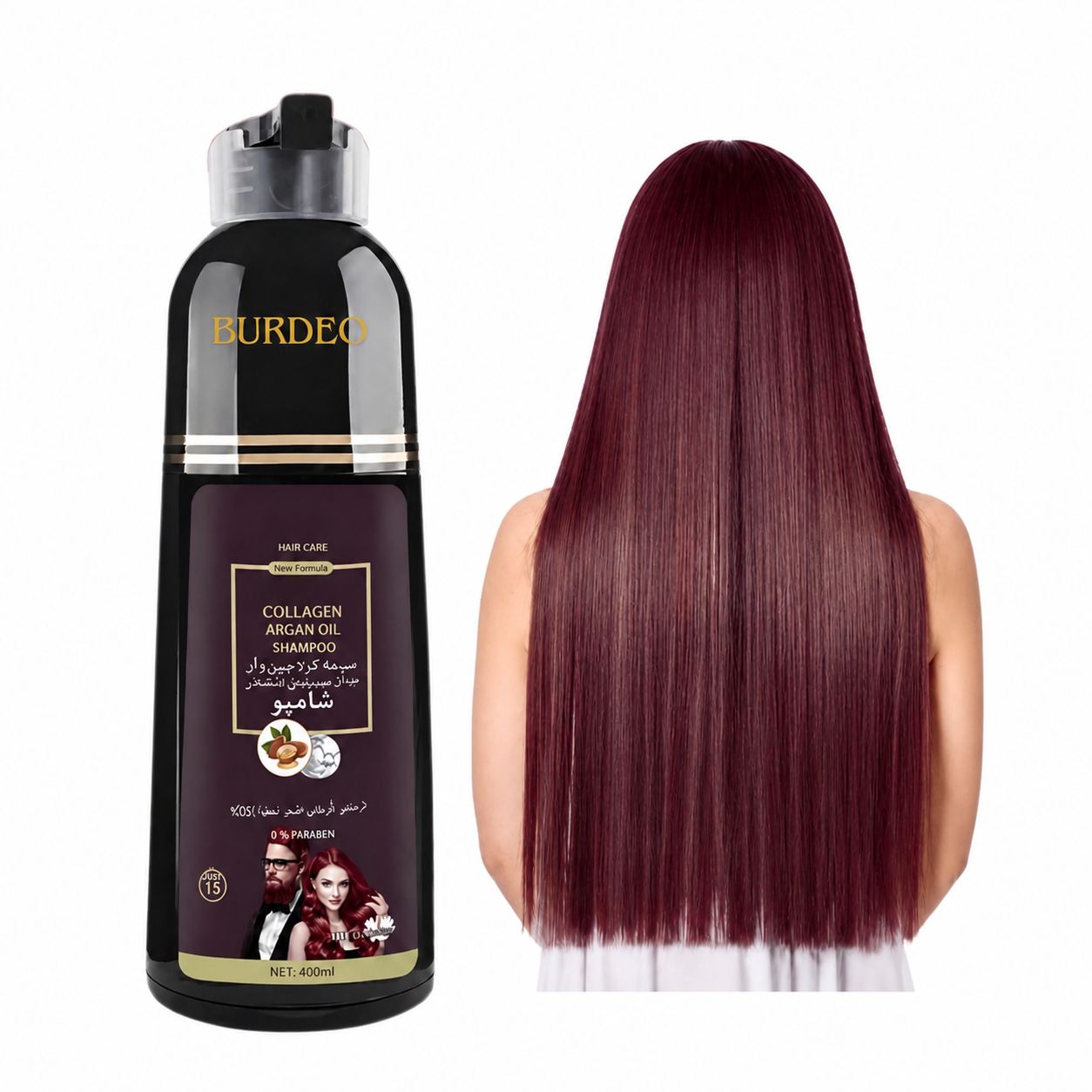Shampoo Tinte Anti Canas DISAAR 400 ml